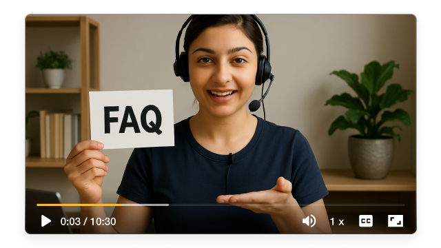 Customer Support Faq Videos